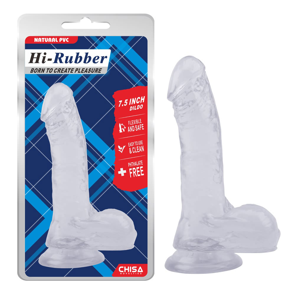 7.5 اینچ Dildo-Clear