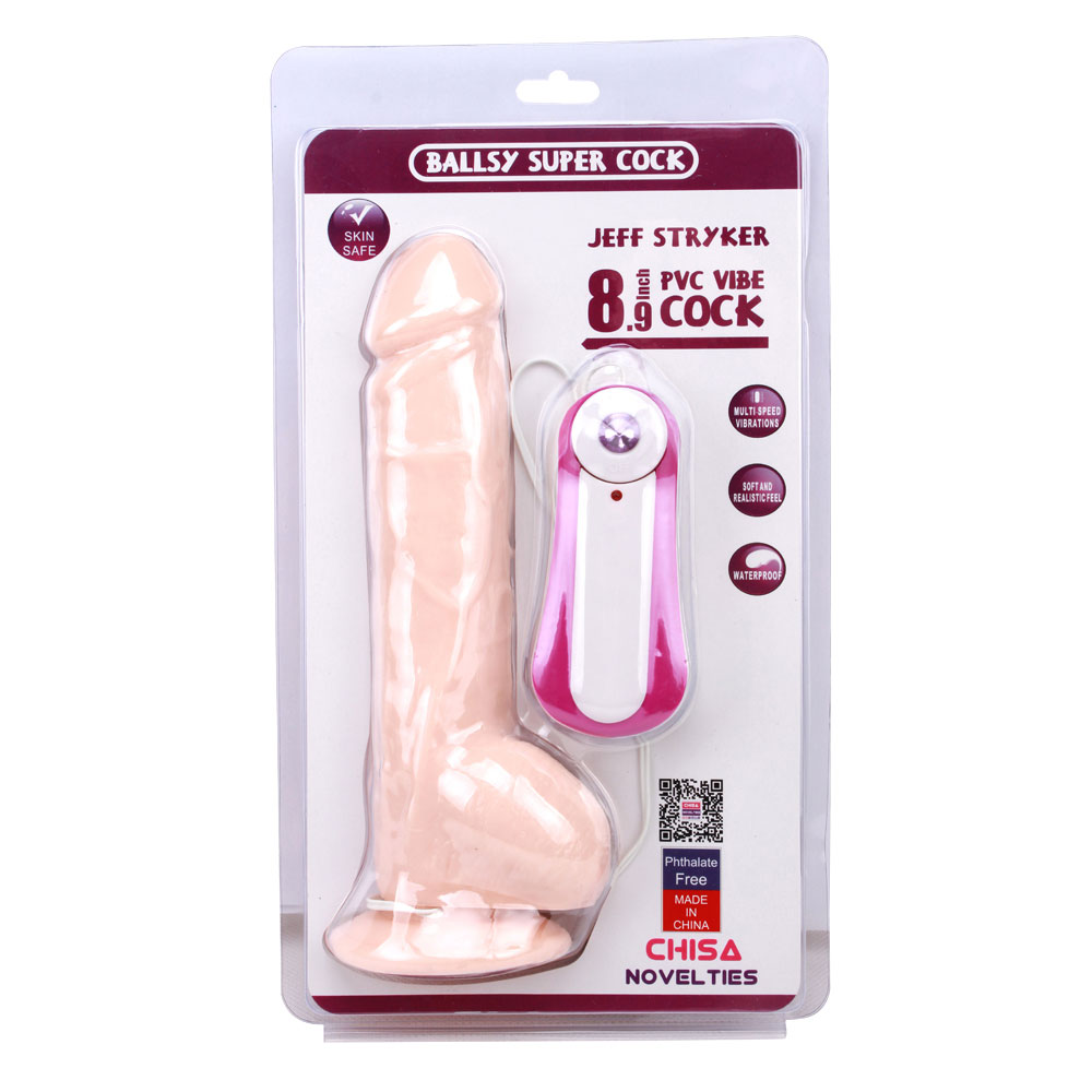 JEFF STRYKER 8.9 اینچی ارتعاشی دلدو